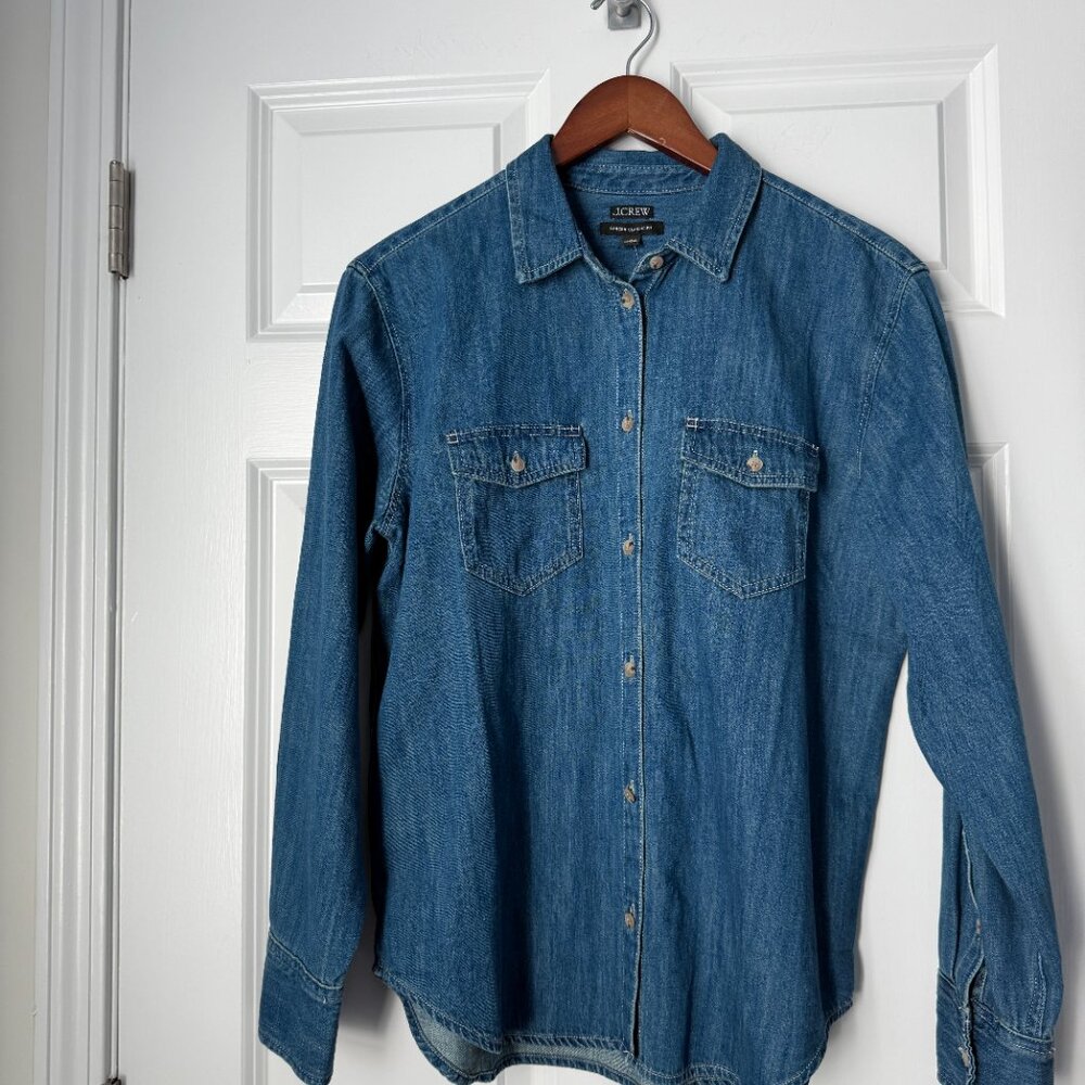 J.Crew Garzon Classic Fit Denim Button Down Shirt - NEW WITH TAGS
